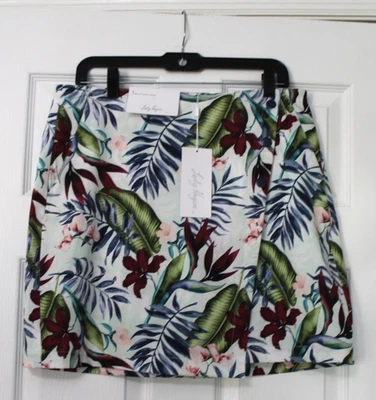 NWT Lady Hagen  Women's 16” Palm Overlap Golf Skort Palm Mint Size 10 - Изображение 1 из 4