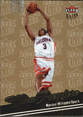 Medallón de oro Ultra SE 2007-08 #218 Marcus Williams - BSK Foto 1 de 2