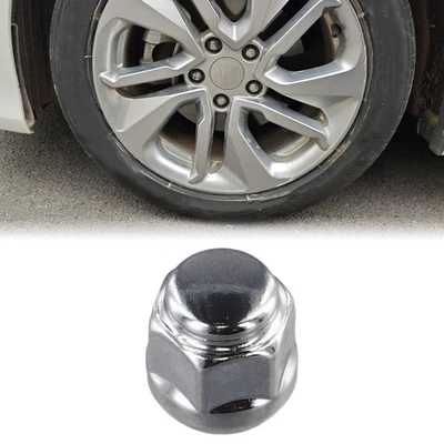 For Honda For Accord 1982-2001 Lug Nut Auto Parts Car Accessories Silver Steel - Image 1 of 4