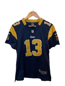 St. Louis Los Angeles RAMS NFL Women’s #13 Kurt Warner Football Jersey Blue L - Picture 1 of 10