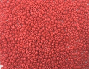 Glass Seed Beads - 2mm - Opaque Red - 20g Approx 1300 Pieces - Picture 1 of 1