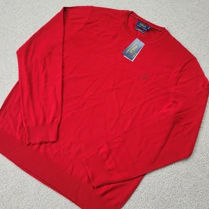 Polo Ralph Lauren Mens Slim Fit Washable Merino Wool Crewneck Sweater XXL/ 2XL - Picture 1 of 12