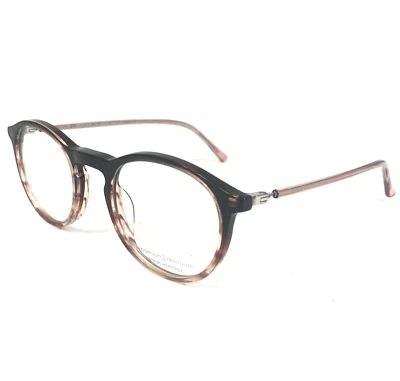 Prodesign Eyeglasses Frames 4773 c.4942 Brown Clear Pink Round 46-20-140 - Image 1 of 4