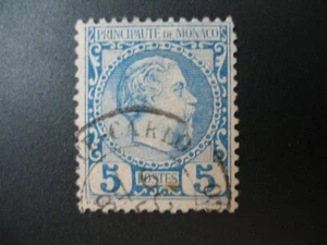 Monaco N° 3 oblitéré  TB    Côte 50  € - Imagen 1 de 2