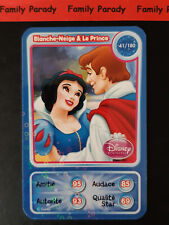 Biancaneve & Principe 41/180 Cartolina Disney Princess Auchan 2010 Francesi