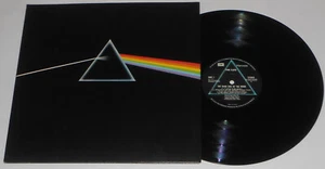 PINK FLOYD THE DARK SIDE OF THE MOON LP 1984 + ADESIVI + POSTER APRIBILE - Imagen 1 de 6