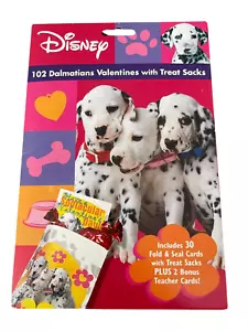 Biglietti San Valentino Vintage 2003 Disney 102 Dalmati 30 Sacchi San Valentino e Trattamenti - Foto 1 di 2