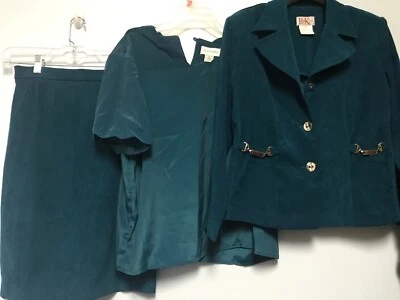 R & K Skirt Suit Size 10 Sara Stephen Size M  — 第 1/4 张图片