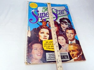 50 Super Stars - Compiled by John Kobal - 160 Pages - Measures 12x18 - Picture 1 of 14