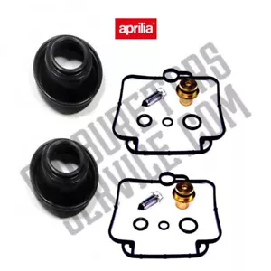 2 X APRILIA PEGASO 650 92-00 MEMBRANA CARBURATORE + 2 kit 1992 2000 - Foto 1 di 2