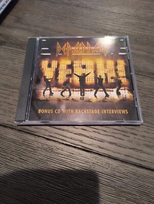 Def Leppard YEAH! Bonus CD with Backstage Interviews NEW Walmart EP - Imagem 1 de 2
