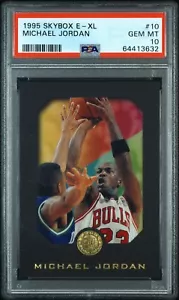 PSA 10 1995 SKYBOX E-XL MICHAEL JORDAN #10 GEM MINT - Picture 1 of 2