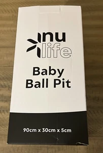 Beige Foam Ball Pit for Toddlers, Baby Ball Pit, No Balls 90cm*30cm*5cm - Picture 1 of 6