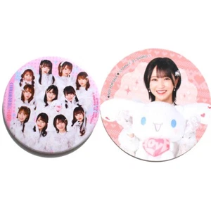 =LOVE x Cinnamonroll Iori Noguchi paper coaster & group button badge - Picture 1 of 2
