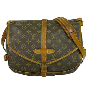 Louis Vuitton Samur 30 M42256 Monogram Canvas Crossbody Bag Brown - Picture 1 of 10