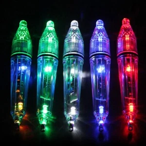 3PCS Waterproof Night Fishing Lights LED Flashing Deep Drop Underwater Lights - Picture 1 of 14