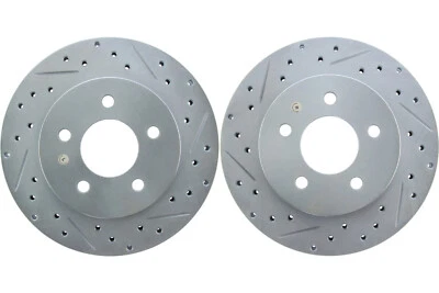 Rear PAIR Stoptech Disc Brake Rotor for 1984-1990 Lincoln Mark VII (45237) - Image 1 of 4
