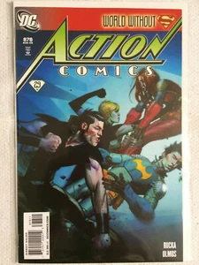 Cómics de acción (Superman in) #878 2009 en estado bastante bueno+/casi nuevo DC Comics Rucka/Olmos - Imagen 1 de 1