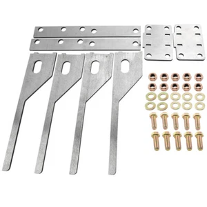 Pair DIY Rear Bumper Brackets w/ Screws For Jeep Cherokee XJ Steel 1986-2001 - Picture 1 of 8