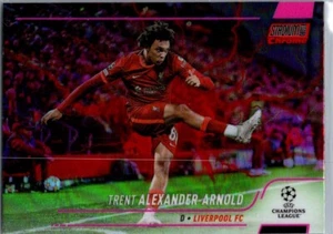 2021-22 Topps Stadium Club Trent Alexander-Arnold #66 Pink Lightning Refractor - Picture 1 of 2