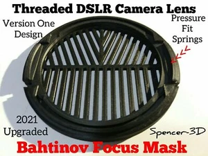 90mm Thread DSLR Camera Lense Bahtinov Focus Mask - Picture 1 of 7