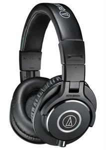 Audio-Technica ATH-M40x Closed-Back Professional Studio Monitor Headphones Black - Picture 1 of 9