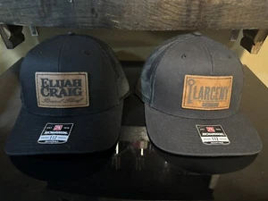 Larceny & Elijah Craig BP - Bourbon Whiskey Richardson SnapBacks - 2 Hat BUNDLE! - Picture 1 of 6