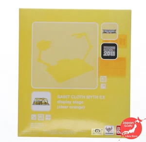 Saint Seiya Saint Myth Cloth EX Figura Exhibición Escenario Soporte Naranja Transparente de JPN - Imagen 1 de 4