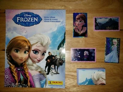 Juego de pegatinas Panini Disney Frozen Movie 192 2013 con álbum vacío SP Prizms Sparkle Foto 1 de 2