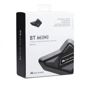 INTERFONO MOTO SCOOTER BTMINI SINGOLO BLUETOOTH MIDLAND - Picture 1 of 5