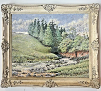 Stunning Oil Landscape  painting By Sir John Drummond Inglis - image 1 of 4