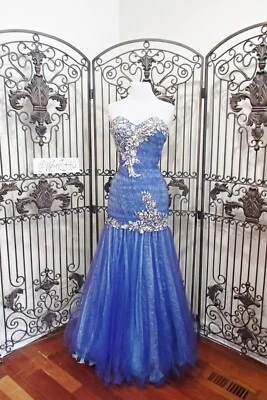 VESTIDO FORMAL DE FIESTA DE GRADUACIÓN G1623 RACHEL ALLAN 064644 REAL TALLA 4 $496 Foto 1 de 4