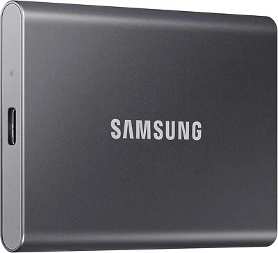 SAMSUNG T7 Portable SSD, 4TB External Solid State Drive Speeds Up to 1,050MB/ - Image 1 of 4