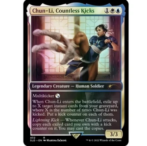 Chun Li, Countless Kicks FOIL - Secret Lair Street Fighter - SLD 432 - EN NM MTG - Picture 1 of 1