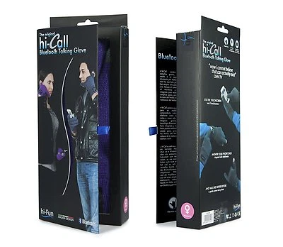 NIB Women's Black Hi-Call Bluetooth Talking Glove Hi-Fun HFHICALL-MBL  - Image 1 of 4