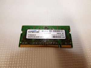 SODIMM CT12864AC53E.8FE Crucial 1 GB 200 PINES DDR2 128mx64 PC2-4200S-444 - Imagen 1 de 2