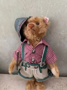 Steiff 13" Costumed Bear Hiking 00293 Limited Edition - Picture 1 of 4