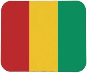 Almohadilla para ratón con bandera de Guinea - Imagen 1 de 3