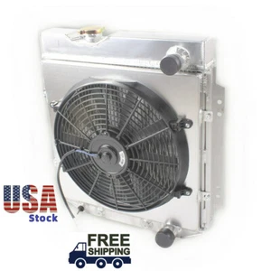 Ventilador de cubierta de radiador CC259 3 filas para 63-66 Ford Mustang/Falcon Mercury Comet AT. - Imagen 1 de 9