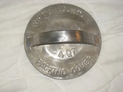 RARE 4 qt White Mountain Hand Cranked Ice Cream Freezer Packing Cover MINT - Image 1 of 4