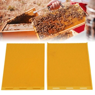 2Pcs 5.4mm Beeswax Press Mold Rubber Comb Foundation Sheet Beekeeping A LS - Image 1 of 4