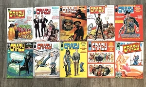 Crazy Magazine # 1 - 10 Lot Marvel 1973 VG - G - Picture 1 of 7