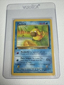 Psyduck 1st Edition Fossil 53/62 WOTC Vintage Pokemon - Picture 1 of 11