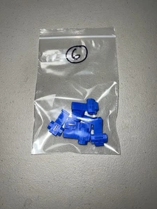 Blau Schnellspleiß Drahtverbinder 16-14 AWG Tap-In Elektrik 6er Pack - Bild 1 von 1