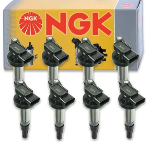 8 pcs NGK Ignition Coil for 2005-2009 Land Rover LR3 4.4L V8 - Spark Plug ij - Picture 1 of 5