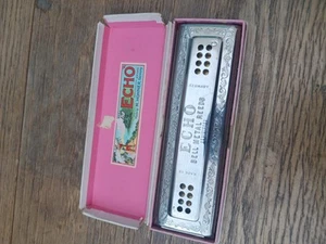 1930s Vintage the echo harp harmonica hohner Boxed - Picture 1 of 4