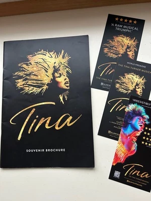 TINA TURNER the Musical Very Large  Souvenir Theatre Brochure/ Programme & Flyer - Image 1 of 4