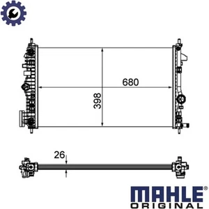 RADIATOR ENGINE COOLING CR 1103 000P FOR OPEL INSIGNIA/Country/Tourer/Sports - Picture 1 of 16