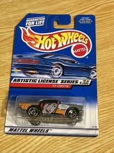 1998 Hot Wheels ‘57 Chevy #730 Silver - Picture 1 of 2