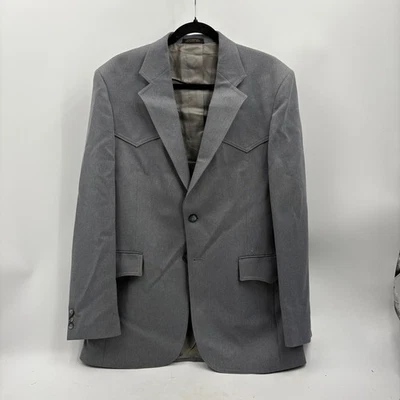 Мужские Levi's серый западный стиль Blazer костюм куртка спортивное пальто 42R - Изображение 1 из 4